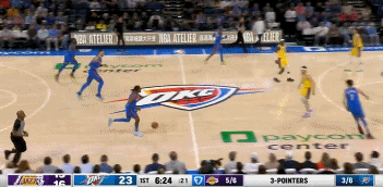 你这么准？多特外线开花连中2记三分 帮助雷霆占据场上主动